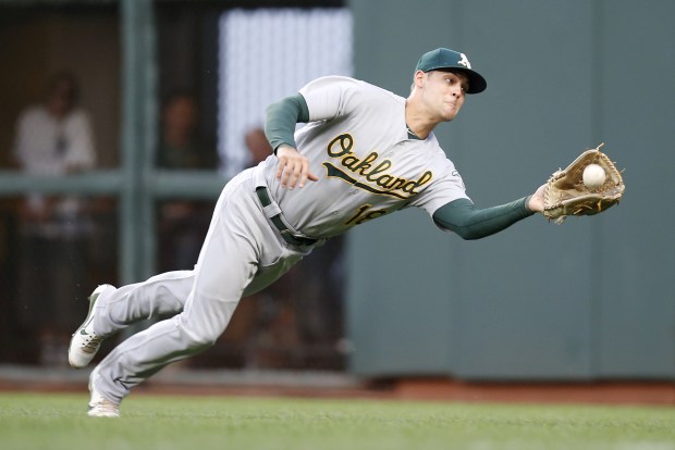 Giants versus Athletics